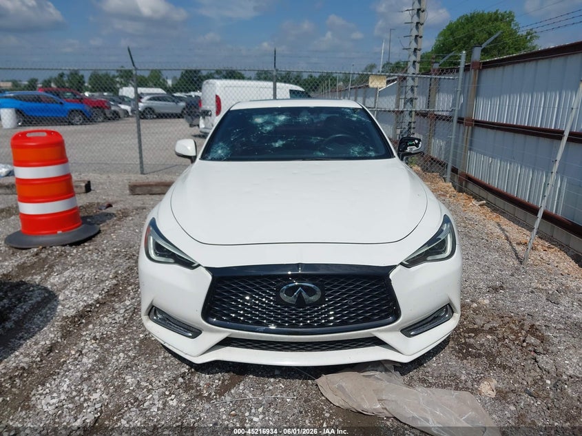2017 Infiniti Q60 3.0T Red Sport 400 VIN: JN1FV7EK3HM610660 Lot: 45216934