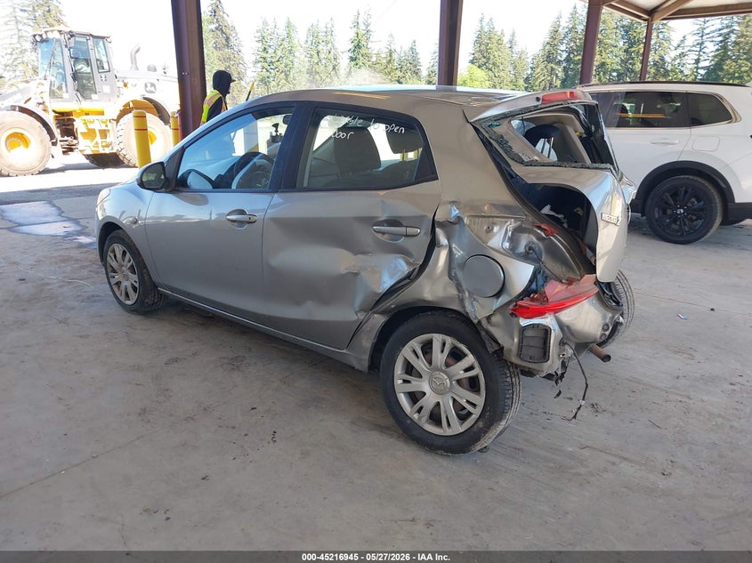 2012 Mazda 2 1.5 01 Sport grey Lot 111045216945 Vin JM1DE1KY3C0152189