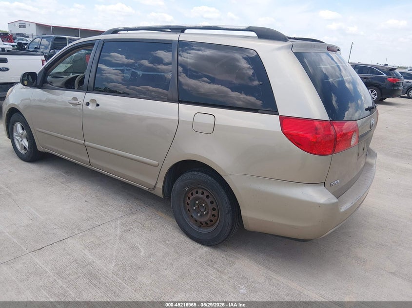 Vin: 5tdkk4cc1as324489, lot: 45714720, toyota sienna ce 20103