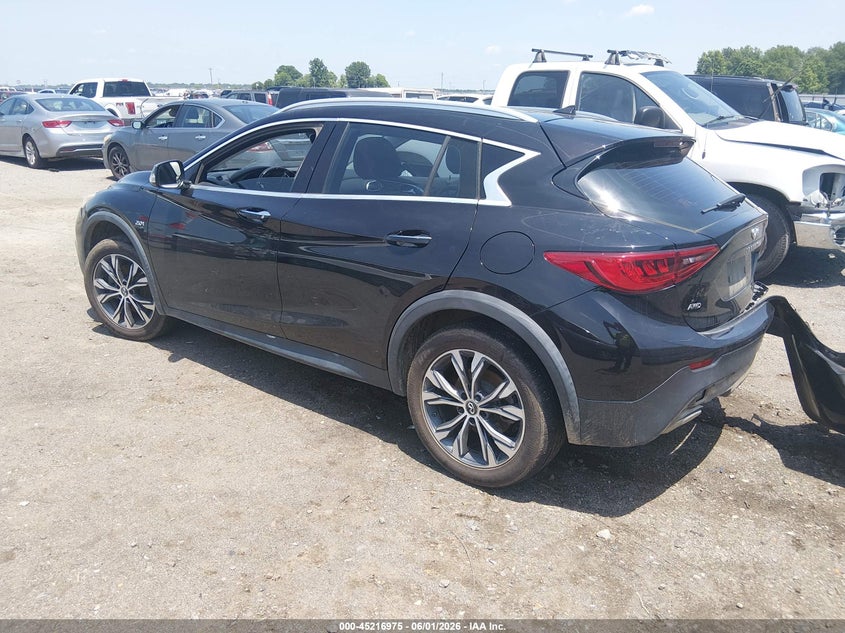 Vin: sjkch5cr5ha039487, lot: 45714730, infiniti qx30 luxury 20173