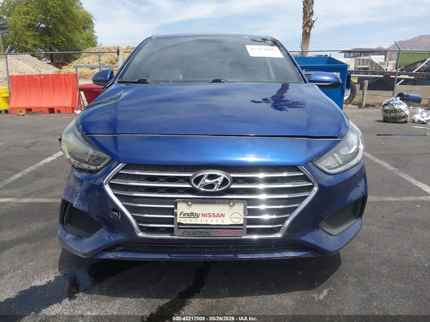 2019 HYUNDAI ACCENT SEDAN 1.6L I-4 DI, DOHC, VVT, 130HP