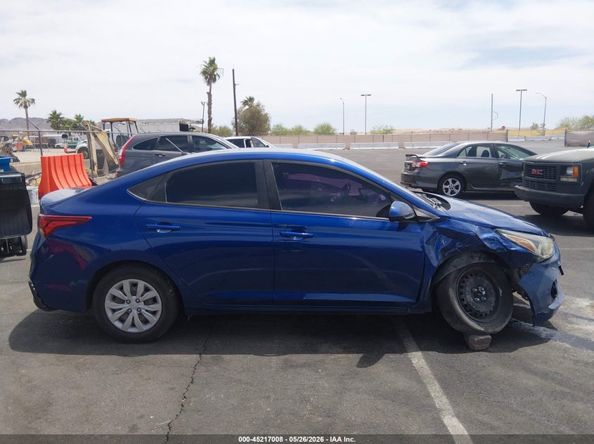2019 HYUNDAI ACCENT SEDAN 1.6L I-4 DI, DOHC, VVT, 130HP