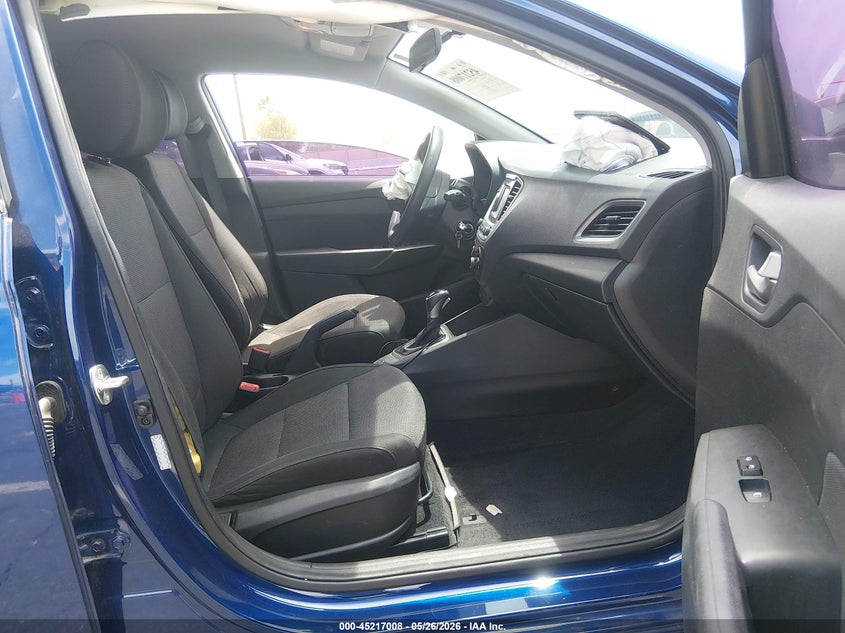 2019 HYUNDAI ACCENT SEDAN 1.6L I-4 DI, DOHC, VVT, 130HP