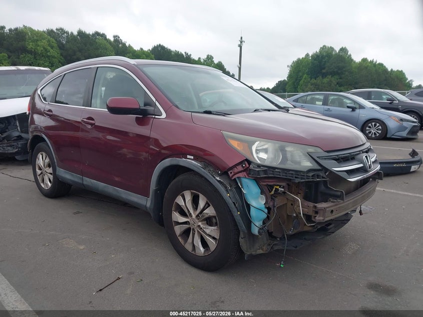 2012 Honda Cr-v 2.4 Cr-V Ex-L brown Lot 111045217025 Vin 5J6RM3H71CL016803