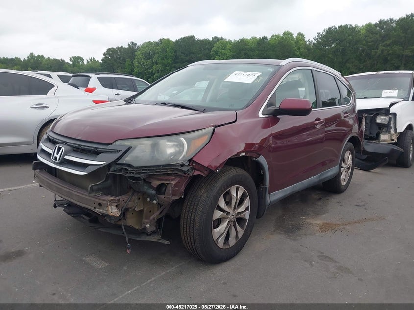 2012 Honda Cr-v 2.4 Cr-V Ex-L brown Lot 111045217025 Vin 5J6RM3H71CL016803