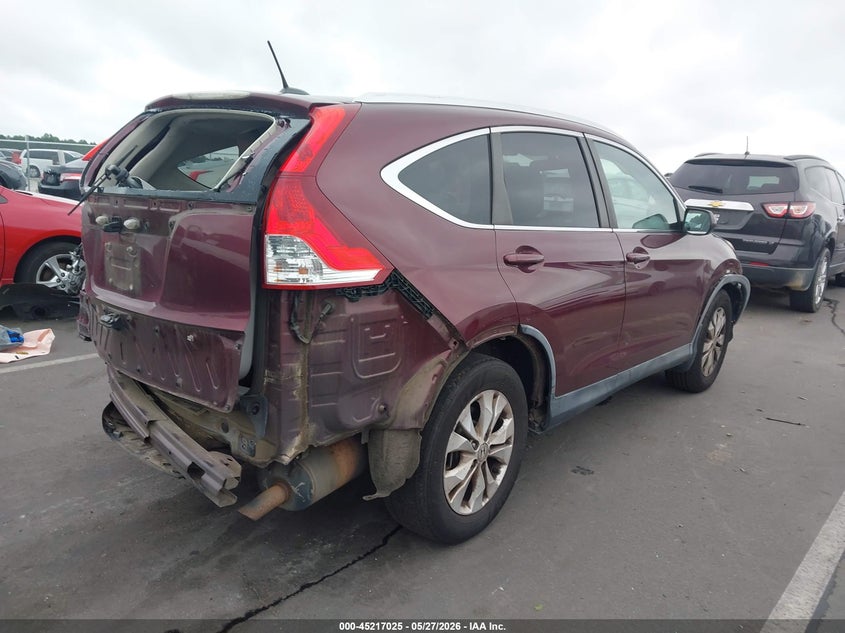 2012 Honda Cr-v 2.4 Cr-V Ex-L brown Lot 111045217025 Vin 5J6RM3H71CL016803