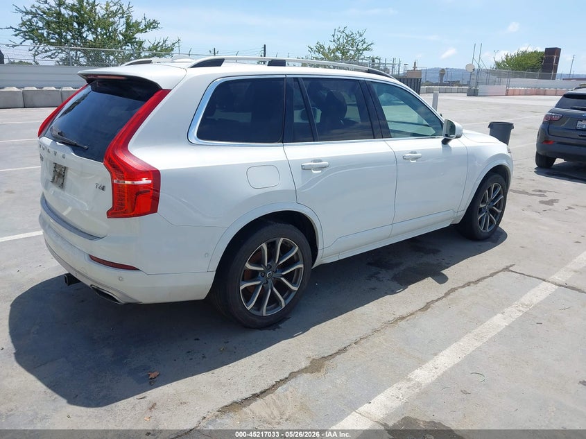 Vin: yv4a22pk8h1168554, lot: 45714788, volvo xc90 t6 momentum 20174