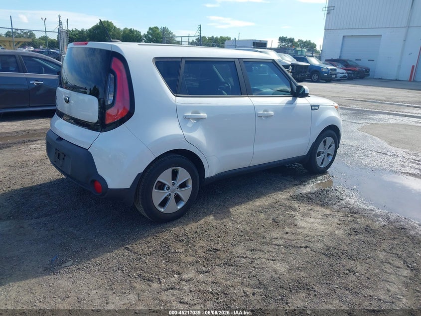 Vin: kndjn2a20g7350599, lot: 45714794, kia soul 20164