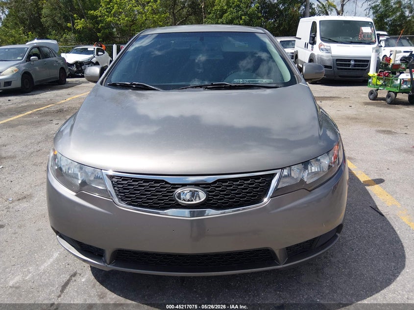 2012 Kia Forte 2.0 Ex grey Lot 111045217075 Vin KNAFU4A22C5511655