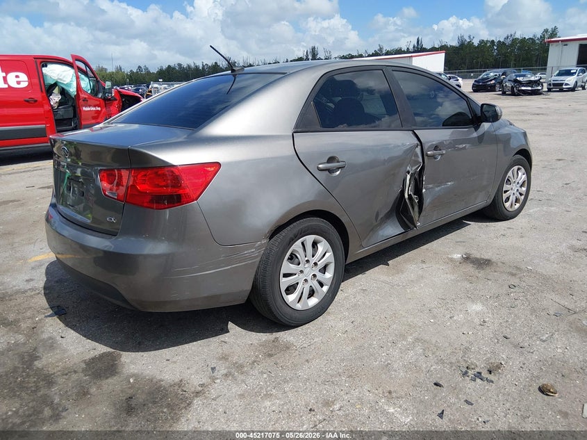 2012 Kia Forte 2.0 Ex grey Lot 111045217075 Vin KNAFU4A22C5511655