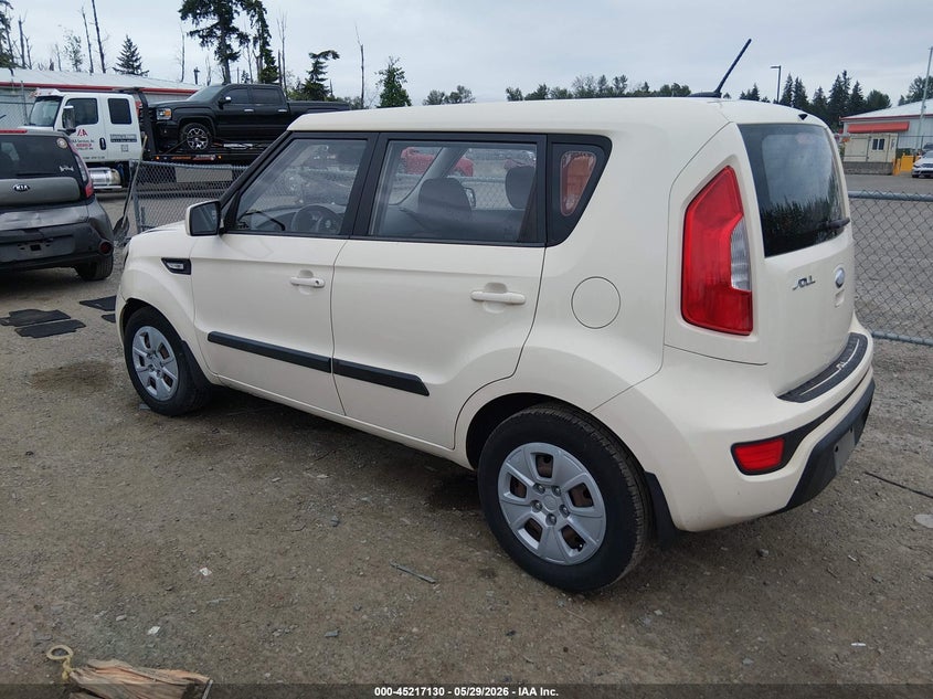 Vin: kndjt2a5xd7554175, lot: 45714885, kia soul 20133