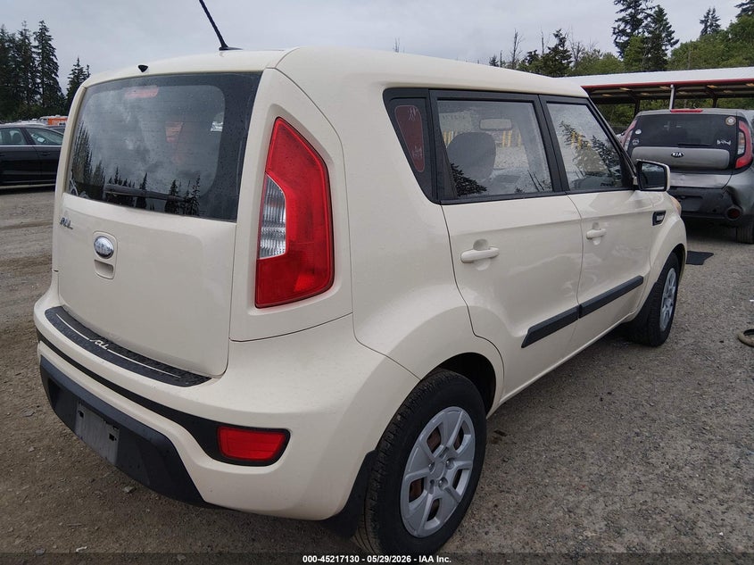 Vin: kndjt2a5xd7554175, lot: 45714885, kia soul 20134