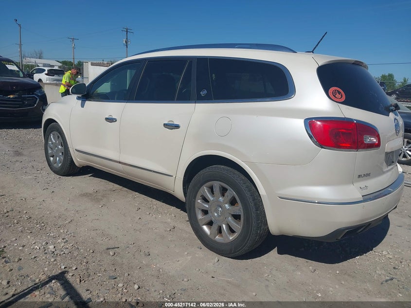 Vin: 5gakvbkd4ej138682, lot: 45714897, buick enclave leather 20143