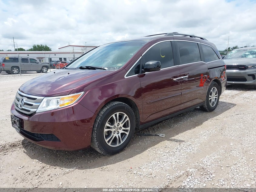 Vin: 5fnrl5h65bb013836, lot: 45714901, honda odyssey ex-l 20112