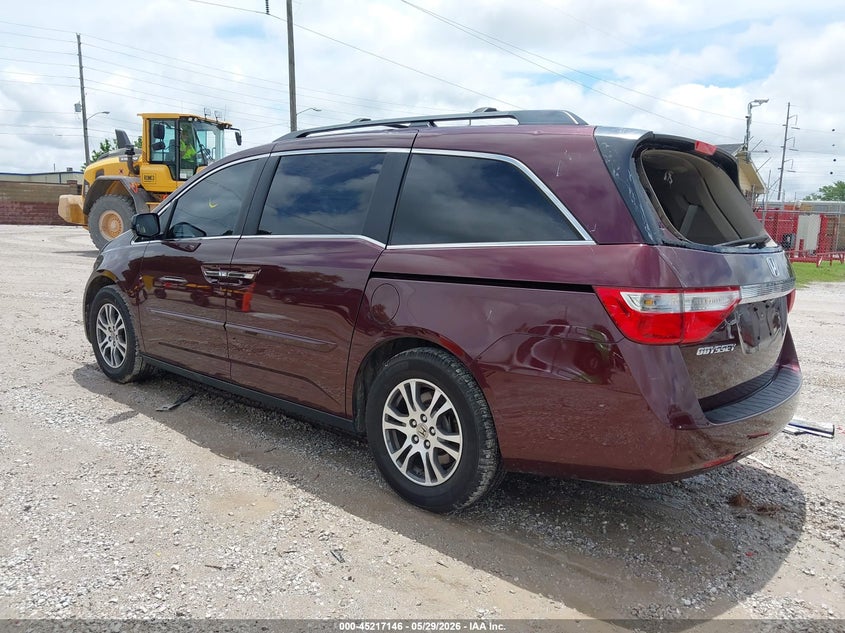Vin: 5fnrl5h65bb013836, lot: 45714901, honda odyssey ex-l 20113