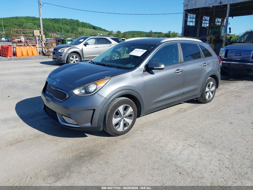 Vin: kndcc3lc2h5065023, lot: 45714994, kia niro ex 20172