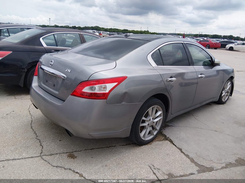 2009 Nissan Maxima 3.5 3.5 Sv grey Lot 111045217247 Vin 1N4AA51EX9C826543