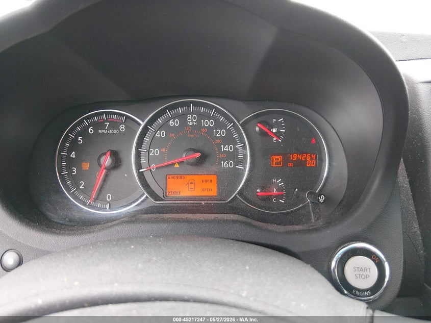 2009 Nissan Maxima 3.5 Sv VIN: 1N4AA51EX9C826543 Lot: 45217247