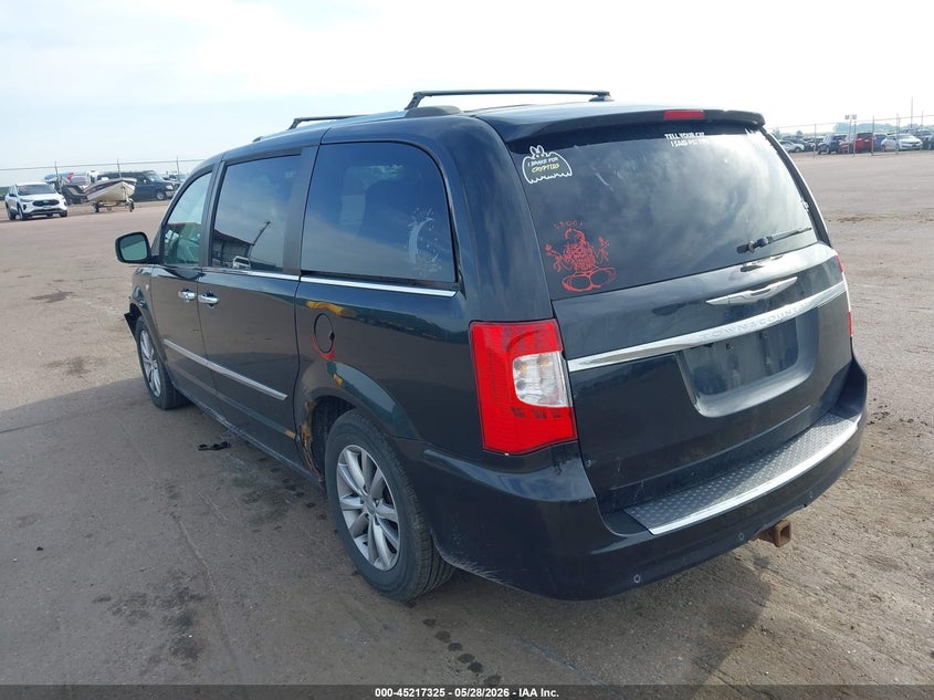 Vin: 2c4rc1cg2er453305, lot: 45715086, chrysler town & country touring-l 30th anniversary 20143
