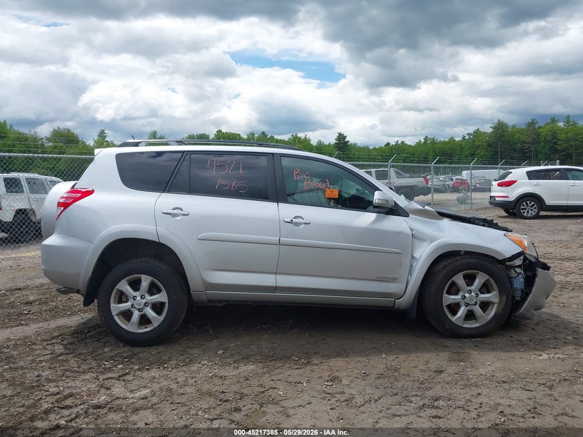 2012 Toyota Rav 4 3.5 Rav4 Limited V6 silver Lot 111045217385 Vin 2T3DK4DVXCW079069