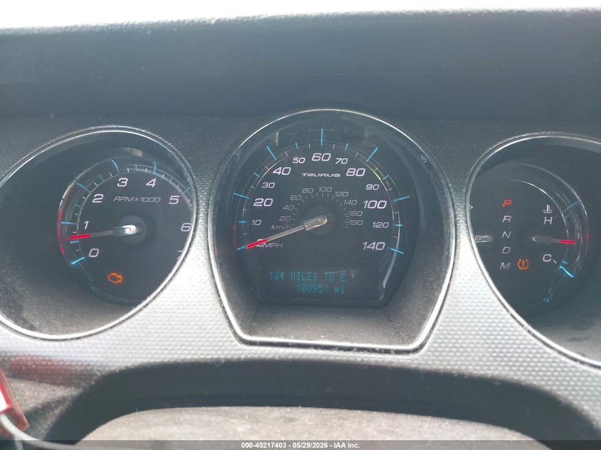 2011 Ford Taurus Sel VIN: 1FAHP2EW9BG169375 Lot: 45217403