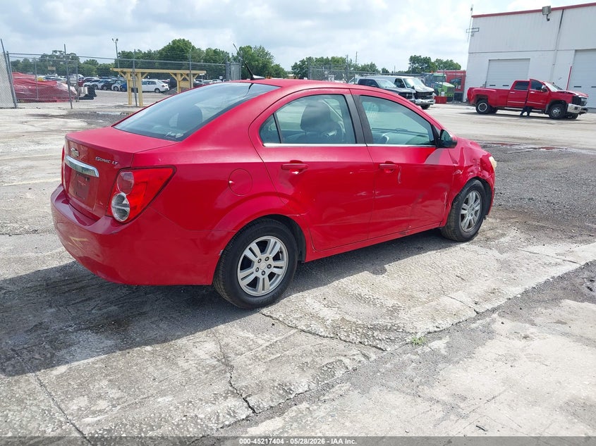 Vin: 1g1jc5sh3d4146802, lot: 45715165, chevrolet sonic lt auto 20134