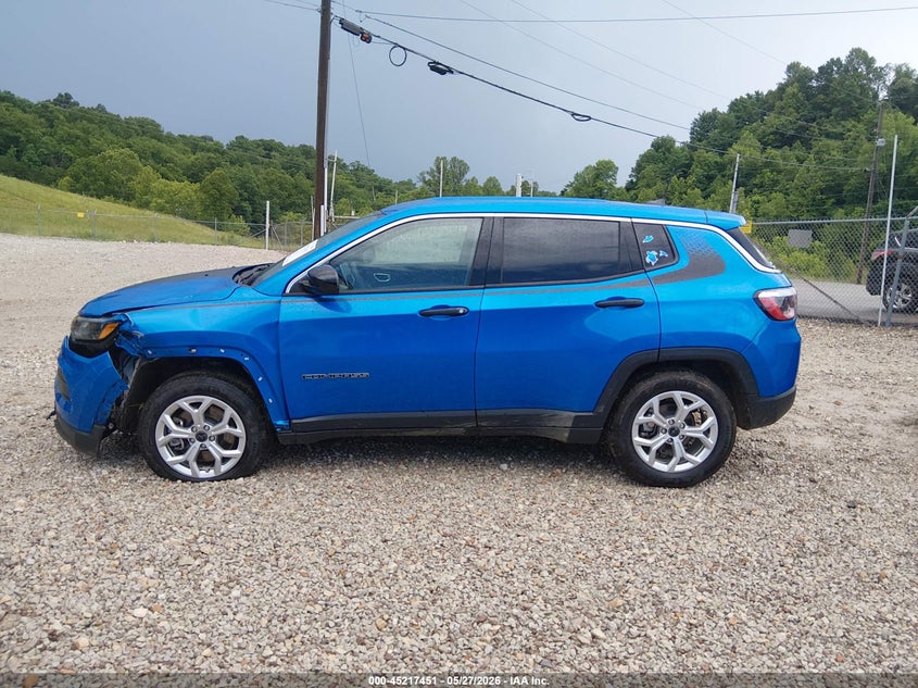2025 JEEP COMPASS SPORT UTILITY VEHICLE 2.0L I-4 DI, DOHC, VVT, TURBO, 200HP