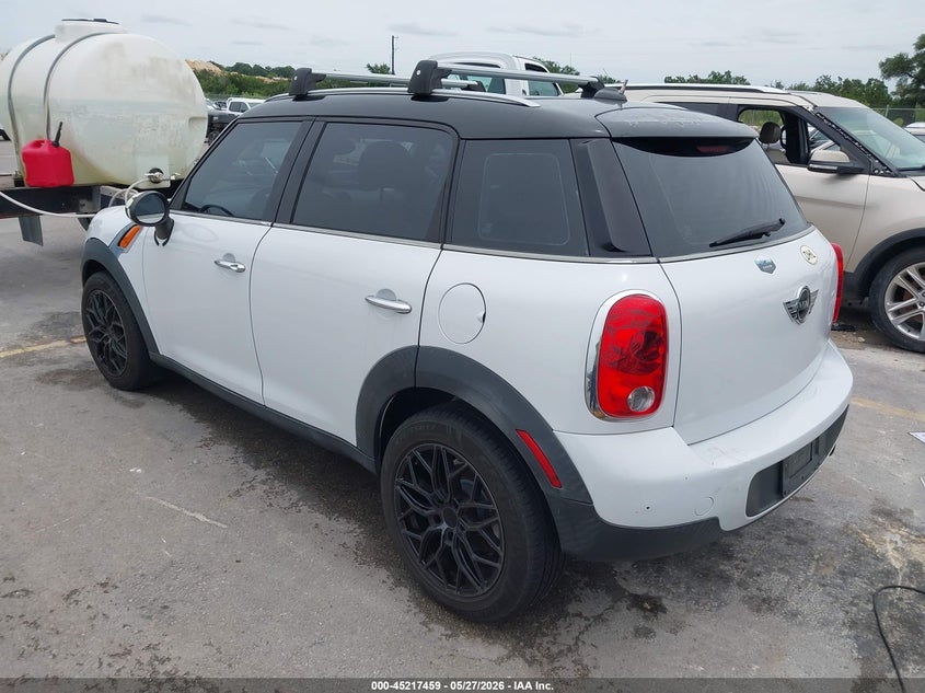 Vin: wmwzb3c53bwm00836, lot: 45715220, mini cooper countryman 20113