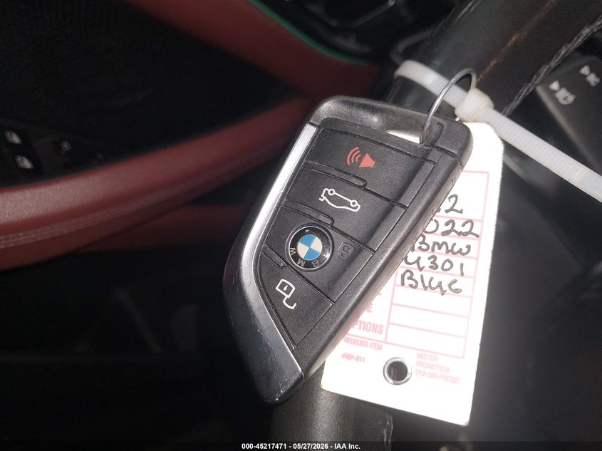 2022 BMW 430I xDrive VIN: WBA73AP01NCK70844 Lot: 45217471