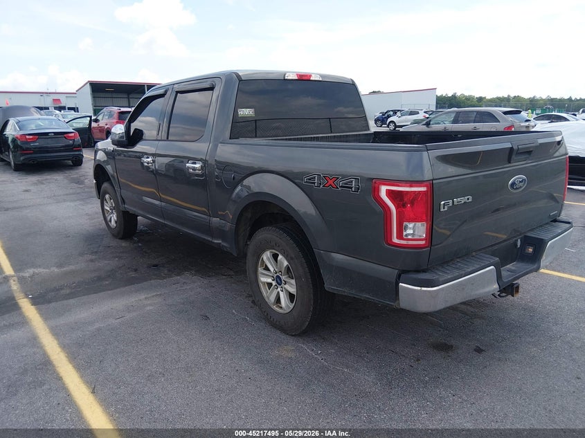 Vin: 1ftew1ef4gfc60500, lot: 45715256, ford f-150 xlt 20163