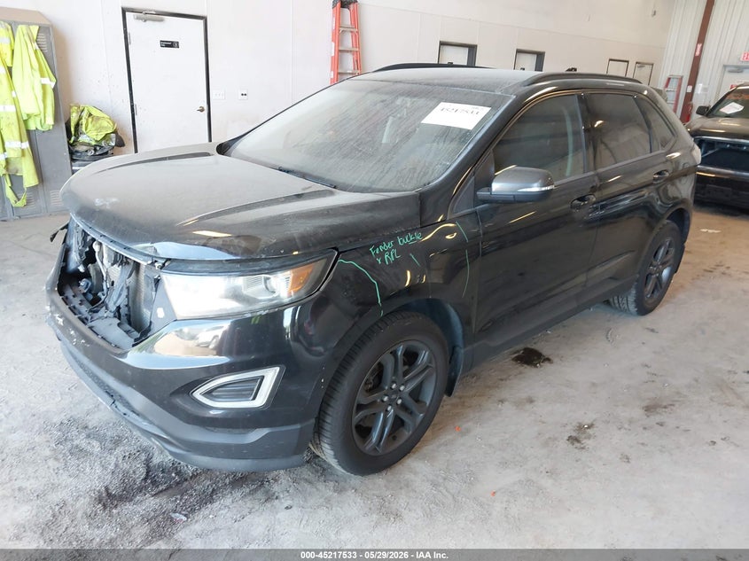 Vin: 2fmpk4j94jbc47997, lot: 45715294, ford edge sel 20182