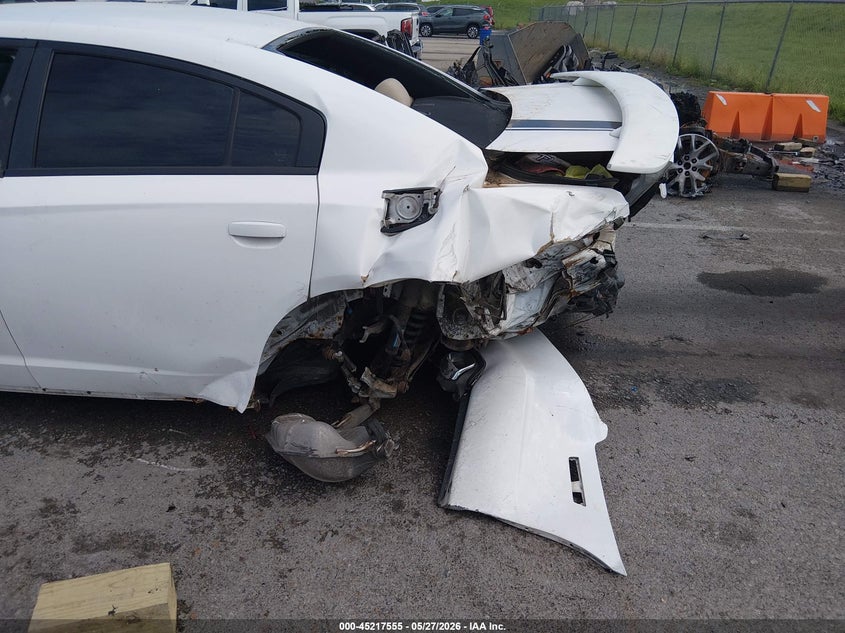 2012 Dodge Charger 3.6 Se white Lot 111045217555 Vin 2C3CDXBG7CH217859