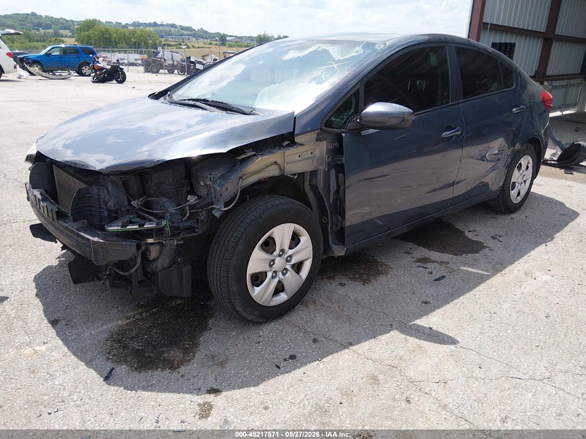 Vin: knafk4a6xg5569592, lot: 45715332, kia forte lx 20162