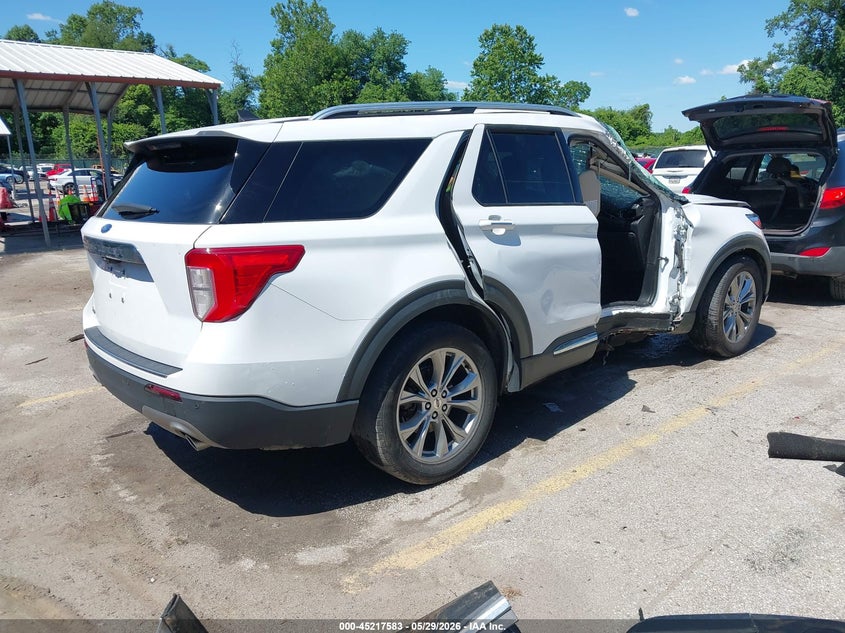 Vin: 1fmsk7fh7mgb50544, lot: 45715344, ford explorer limited 20214