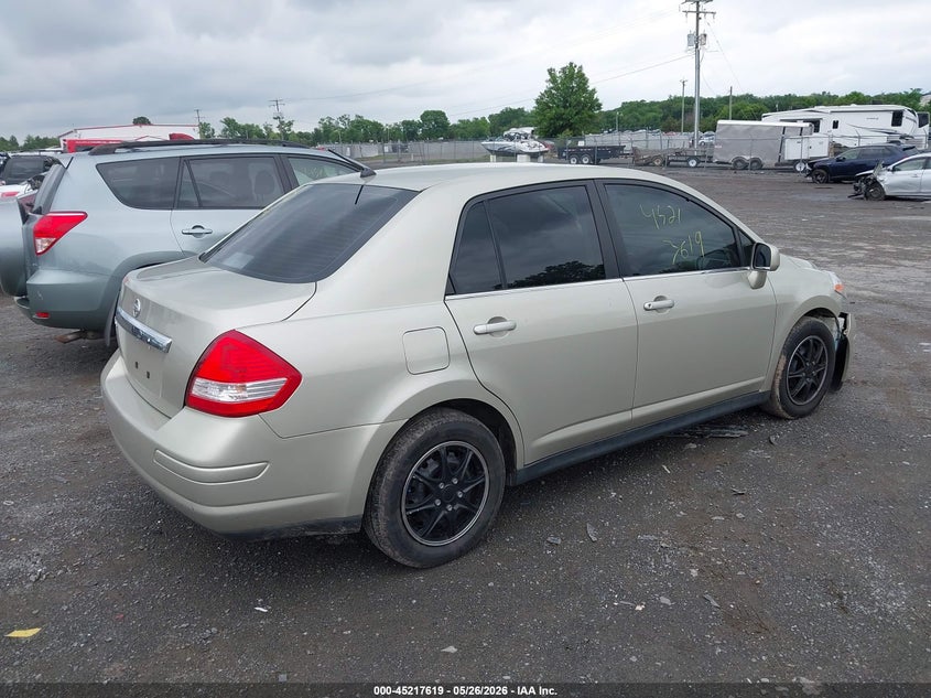 2008 NISSAN VERSA SEDAN 1.8L I-4 DOHC, VVT, 122HP