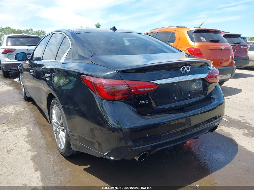 Vin: jn1ev7ar0km590194, lot: 45715443, infiniti q50 3.0t luxe 20193