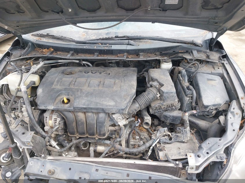 2012 Toyota Corolla 1.8 S grey Lot 111045217698 Vin 2T1BU4EE9CC866184
