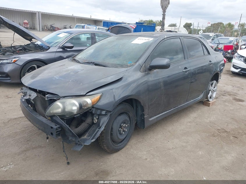 2012 Toyota Corolla 1.8 S grey Lot 111045217698 Vin 2T1BU4EE9CC866184