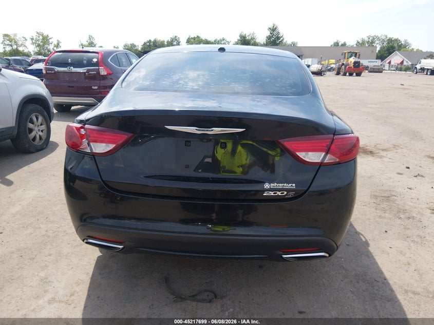 2016 Chrysler 200 S VIN: 1C3CCCBBXGN130325 Lot: 45217699