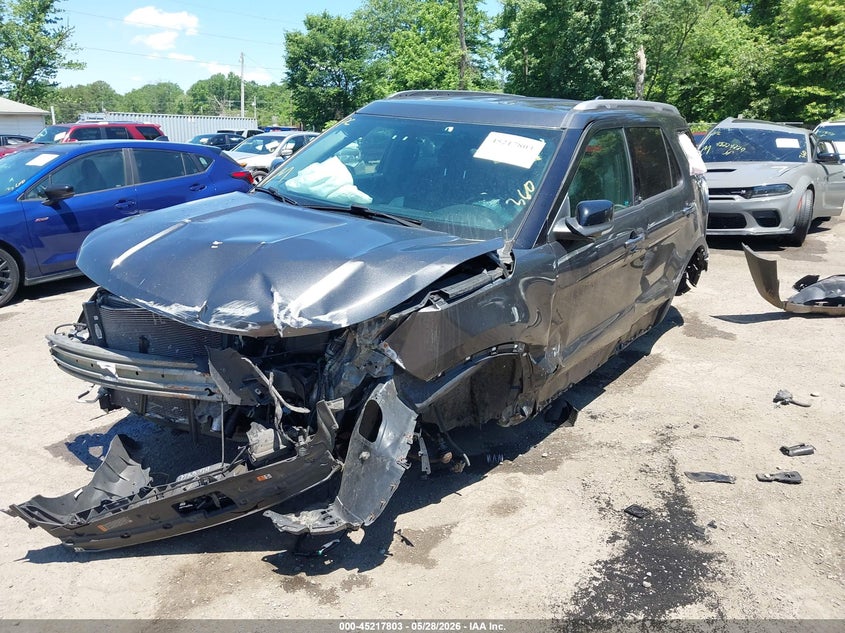 Vin: 1fm5k7d84hge18147, lot: 45715564, ford explorer xlt 20172