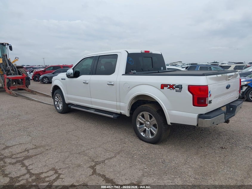 Vin: 1ftew1eg9jkd17300, lot: 45715704, ford f-150 lariat 20183
