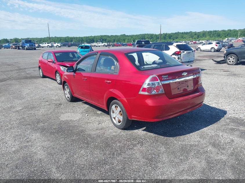 Vin: kl1td5de2ab107522, lot: 45715729, chevrolet aveo lt 20103