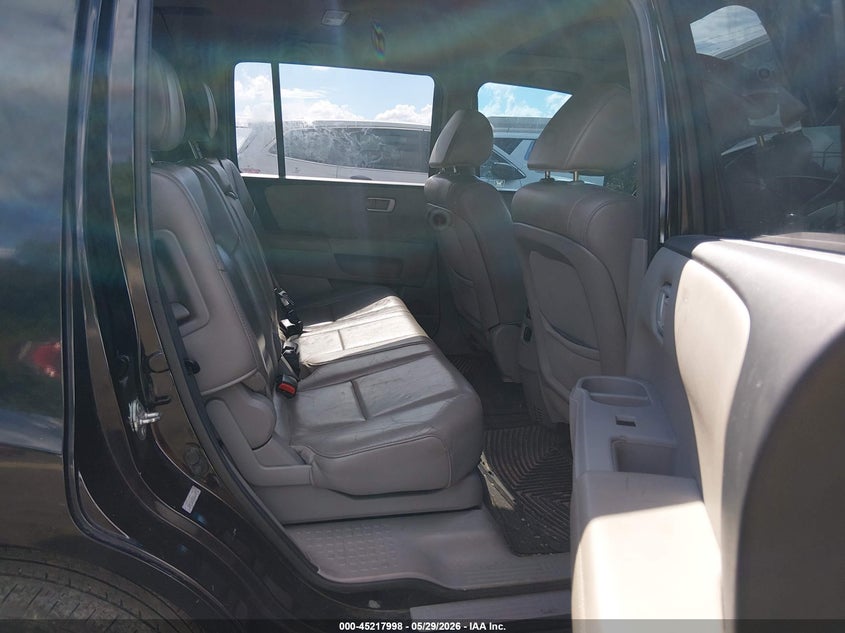 5FNYF3H53CB024849 2012 Honda Pilot 3.5 Ex-L black
