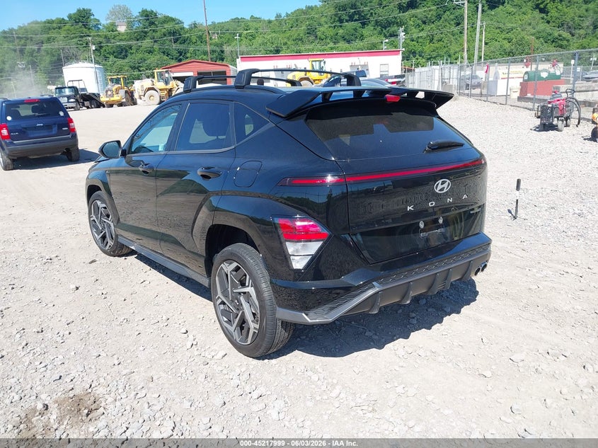 Vin: km8hbca3xsu191621, lot: 45715760, hyundai kona n line s 20253