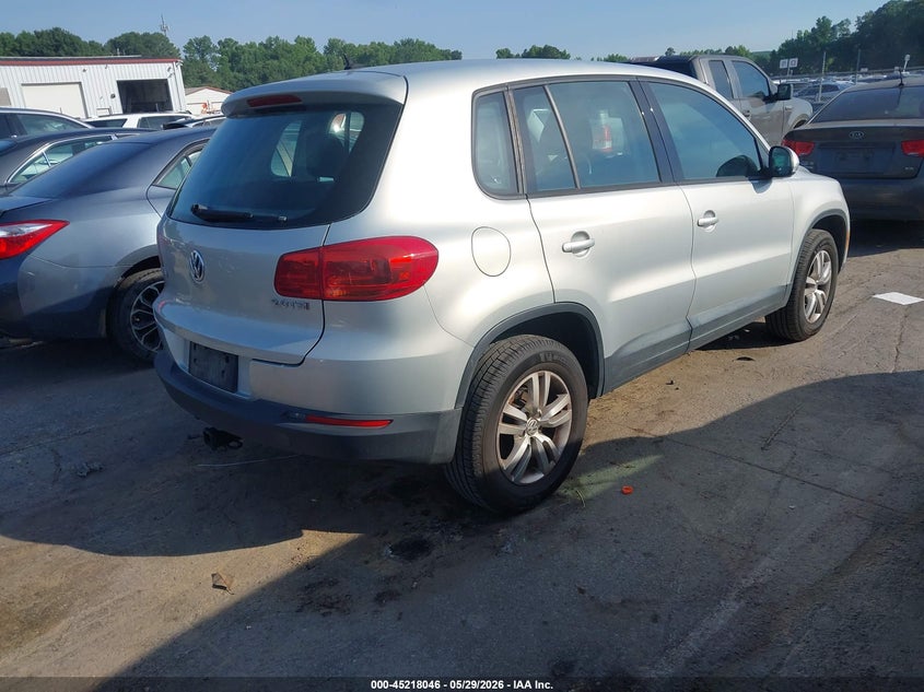 Vin: wvgav3ax5ew587413, lot: 45715807, volkswagen tiguan s 20144