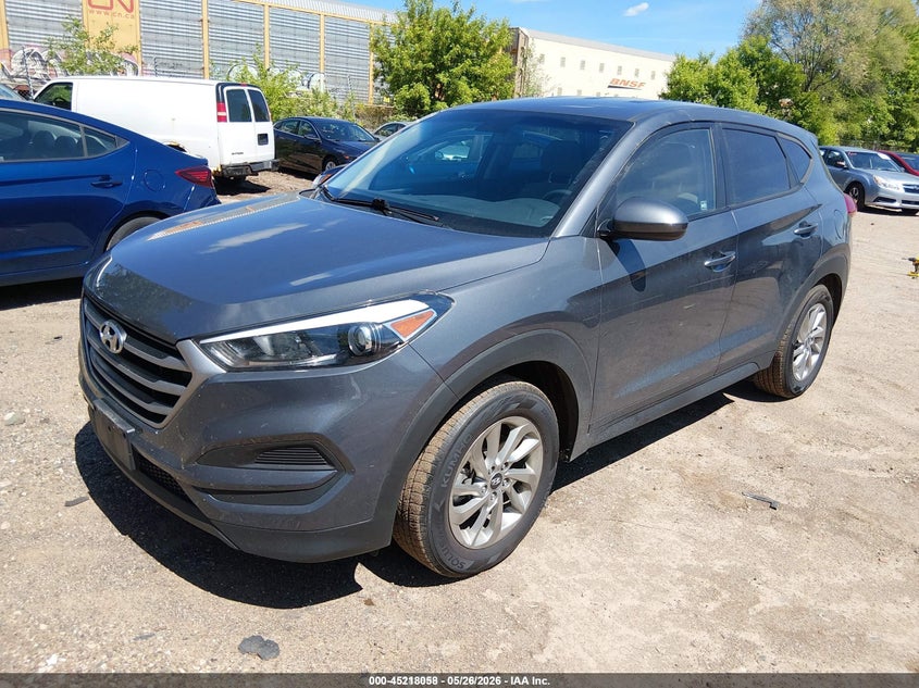 Vin: km8j2ca48ju681046, lot: 45715819, hyundai tucson se 20182