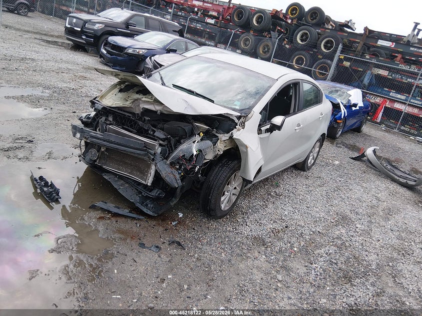 Vin: knadn4a38d6283217, lot: 45715883, kia rio ex 20132