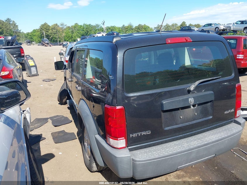 2008 DODGE NITRO SPORT UTILITY VEHICLE 3.7L V-6 210HP