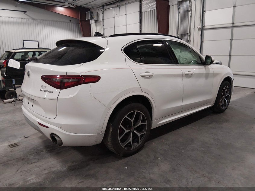 Vin: zaspakbn3m7d01267, lot: 45715912, alfa romeo stelvio ti awd 20214