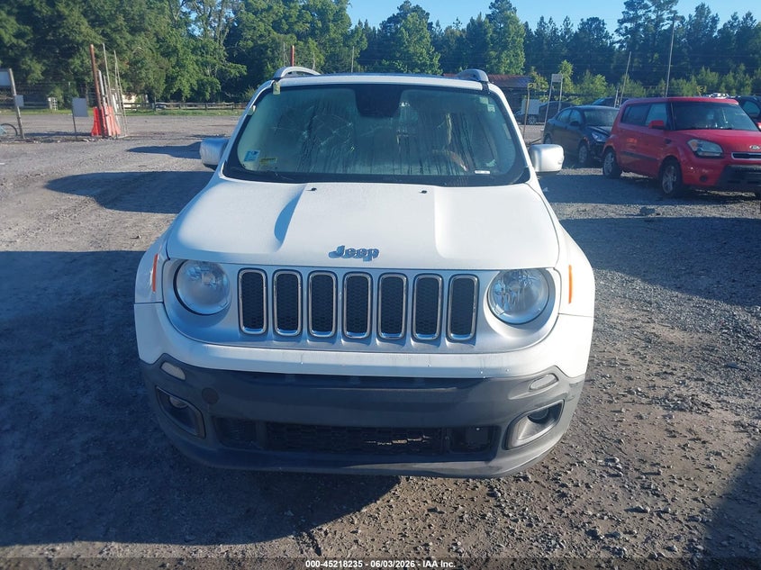 2016 Jeep Renegade Limited VIN: ZACCJBDT3GPE30345 Lot: 45218235